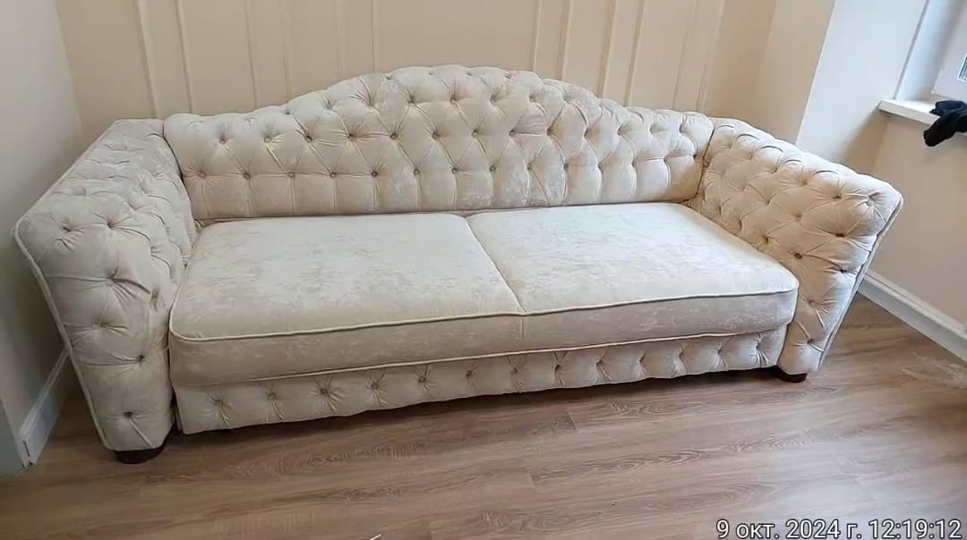 Замена обивки дивана на дому. Лиговский проспект