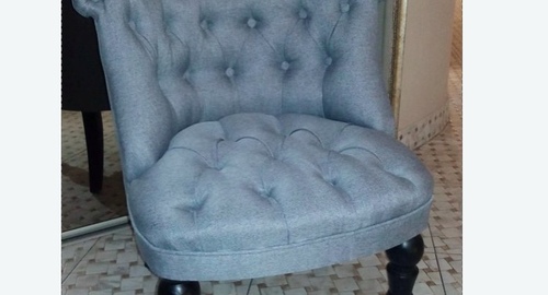 Обшивка стула на дому. Лиговский проспект